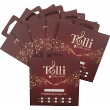 Telli Çalgı Yapım 10 Adet Piramit Bağlama Teli Kısa Sap