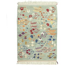 Soho Antiq Glenn Çiçek Motifli Yün Kilim 114X160