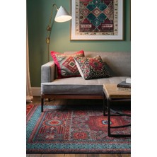 Naar Mira Memlük V15 Kaymaz Tabanlı Yıkanabilir Klasik Kilim