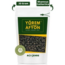 Gülçehre Yörem Afyon Meşhur Ordu Diyet Dostu Acı Çehre, Mürdeşe, Akdiken Tohumu (Rhamnus Catharticus) | 20Gr.