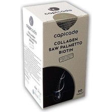 Capicade Collagen Saw Palmetto Biotin 60 Tablet Yetişkinler İçin Kolajen Takviyesi