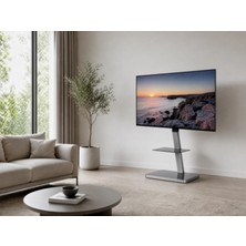Sonorous Pl 2710-Grp-Slv 39'' - 65'' Tv Led&Lcd Televizyon Monitör Sunum Sehpası ( Gri Gümüş )