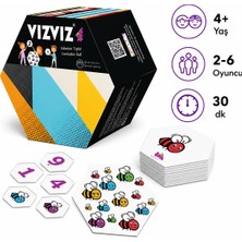 Zet Zeka VIZ VIZ Dikkat ve Zeka Oyunu 4+ Yaş 8 Oyuncu