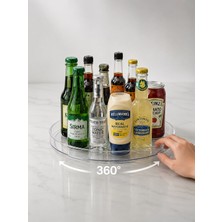 Ata Home 360 Derece Dönen Organizer Mutfak Dolap Içi Organizer Buzdolabı Içi Düzenleyici Organizer Dolap Düzenleyici Stand Tabla Döner Organizer