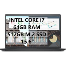 Dell Nb Vostro 3530 N1601PVNB3530U İ7-1355U - 64GB Ram - 512GB M.2 SSD - W11P - 15.6" Taşınabilir Bilgisayar