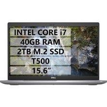 Dell Precision M3560 XCTOP3560EMEA1 İ7-1185G7 - 40GB Ram - 2tb M.2 SSD - Nvıdıa  T500 - W10P - 15.6" Taşınabilir Bilgisayar