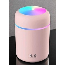 Segy Home H2O Humidifier / Hava - Oda - Araç Nemlendirici LED Işıklı Buhar Makinesi / Yedek Hava Süngeri / Sandal Kokusu + 1 Adet Farklı Koku Hediye