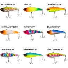 RYUJI Ryujı Kıller Vıb 100MM, 44GR Chart Pınk Dot Uv