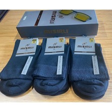 Mısırlı Modal Dikişsiz Kısa Erkek Diyabetik Şeker Çorap Lastiksiz 12 Li Siyah Paket