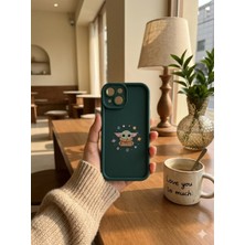 MMP Shop Iphone 13 / 14 Uyumlu Sevimli Desenli Kamera Korumalı Premium Telefon Kılıfı