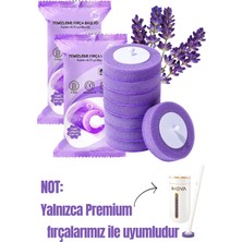 Mr. Güzellik 16 Adet (2 Paket) (Lavanta) Premium Deterjanlı Tek Kullanımlık Tuvalet Temizleme Süngeri | Duvara Mo