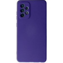 Bezos Galaxy A72 Kılıf Nano Içi Kadife Silikon - Mor