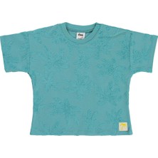 Civil Baby Palmiye Kabartmalı 6-18 Ay Tişört - Yeşil