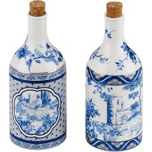 LuckyArt Lucky Art Luzia Bone 2’li Yağdanlık Seti 600 ml