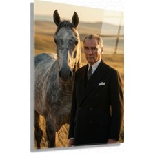 Sevgili Cam Cevher – Mustafa Kemal Atatürk – Cam Tablo