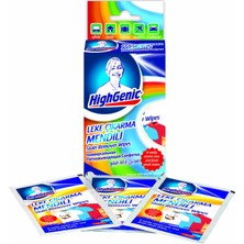 HighGenic Leke Çıkarıcı Mendil 10 Lu Kutu Derinlemesine Temizlik İçin Etkili Konsantre Formül