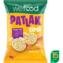 Wefood Ballı & Yer Fıstıklı Patlak Cipsi 60 G 15'li