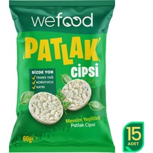 Wefood Mevsim Yeşillikli Patlak Cipsi 60 G 15'li