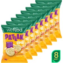 Wefood Ballı & Yer Fıstıklı Patlak Cipsi 60 G 8'li