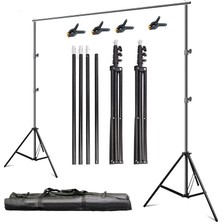 Ada Greenbox 2 x 3 Metre Taşınabilir Fon Standı Dayanıklı Malzeme ile Profesyonel Kullanım İçin