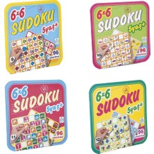 Pötikare Yayınları 6 x 6 Sudoku 4 Kitap Set - Kolektif Yazarlı Eğitici Kitaplar + 5 Yaş Normal Boy