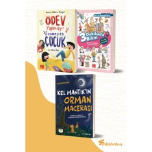 Aile Yayınları Ödev Yapmayı Sevmeyen Çocuk - 3 Dakikada Bilim 3 Sıra Dışı Kariyerler - Kel Mantık’ın Orman Macerası