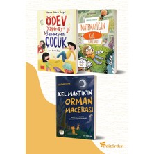 Bilge Kuş Yayınları Ödev Yapmayı Sevmeyen Çocuk - Matematiğin Kaç Canı Var? - Kel Mantık’ın Orman Macerası