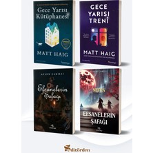Nirengi Yayınları Gece Yarısı Kütüphanesi/matt Haig - Gece Yarısı Treni/matt Haig)/matt Haig - Efsanelerin Şafağı/aysun Çakıllı - Efsanelerin Şafağı Nefes/aysun Çakıllı
