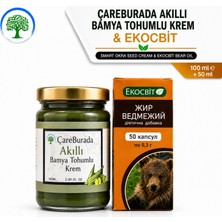 Çare Burada Çareburada Bamya Tohumlu Akıllı Krem 100 ml & Ekocbit Ayı Yağı 50 ml