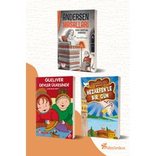 Bilge Kuş Yayınları Andersen Masalları - Gulliver Devler Ülkesinde/jonathan Swift - Hezarfen’le Bir Gün/mustafa Orakçı