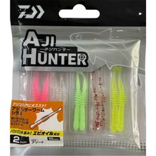 Daiwa Aji Hunter Worm Shirasu 2inch 5cm Lrf Silikon Yem 10 Adet Assortment
