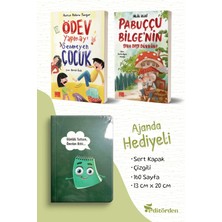 Aile Yayınları Ödev Yapmayı Sevmeyen Çocuk - Pabuççu Bilge’nin Sıra Dışı Dükkanı - Ajanda Hediyeli