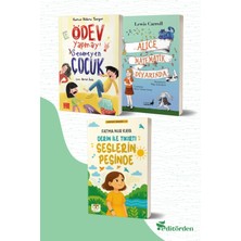 Bilge Kuş Yayınları Ödev Yapmayı Sevmeyen Çocuk - Alice Matematik Diyarında - Derin ile Tıkırtı Seslerin Peşinde