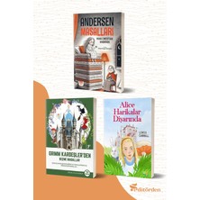 Bilge Kuş Yayınları Andersen Masalları - Grimm Kardeşler’den Seçme Masallar/grimm Kardeşler - Alice Harikalar Diyarında/lewis Carrol
