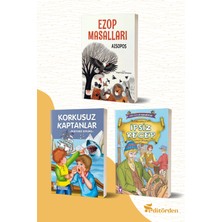 Bilge Kuş Yayınları Ezop Masalları - Korkusuz Kaptanlar/joseph Rudyard Kipling - Ipsiz Recep/ismail Bilgin