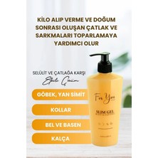 For You Gold Slim Jel Sıkılaştırıcı 250 ml Selülit ve Çatlak Karşıtı Etkili Cilt Bakım Ürünü