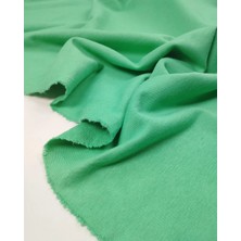 Kumaş Parça Açık Yeşil 2 Iplik Penye Kumaş Yumuşak Sweatlik & Eşofmanlık En: 190CM