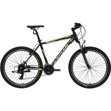Bisan Mtx 7050 Erkek Dağ Bisikleti 43CM V 26 Jant 21 Vites Mat Siyah Yeşil