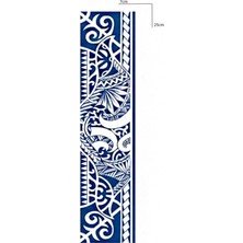 Zurafa Shop Tribal Figürlü 12 Saat Sonra Kararan Geçici Dövme Tattoo