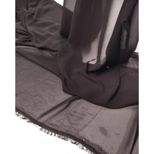 Kumaş Parça Siyah Şifon Kumaş Ince Hafif Dökümlü Abiyelik & Bluzluk En: 140CM