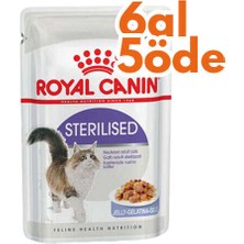 Royal Canin Pouch Jelly Sterilised Kısırlaştırılmış Yaş Kedi Maması 85 gr Süper Premium Kümes Hayvanı Tadı