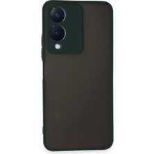 Flzdgnkr Newface Vivo Y17S Kılıf Montreal Silikon Kapak - Yeşil