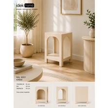 İdek Home Idek Home Milano Dekoratif Kaide Sehpa  35X35X52 cm