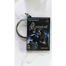 Bukalemun Shop Resident Evil 4 Mini Oyun Kutusu Anahtarlık - Retro Gaming Koleksiyon Hediyesi