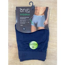 Anıt 5 Adet Düz Renk Likralı Nefes Alan  Bambu Erkek Boxer %96 Bambu %4 Likra