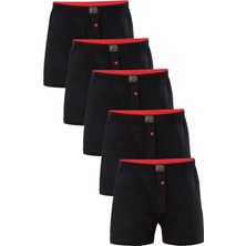 Anıt Elit Zümrüt Erkek Siyah Penye Boxer 3 Adet