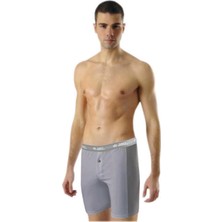 Anıt Erkek 3'lü Likralı Pamuk Uzun Boxer 1114