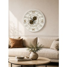 Glazze Lızbon 60 cm Çarklı Duvar Saati