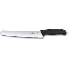 Victorinox 6.8633.22B 22cm Siyah Ekmek Bıçağı, Blisterli Paket