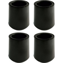 Adem Koç Plastik 21 mm Sessiz Yumuşak PVC Sandalye Profil Ayak Pabucu (4 Adet)